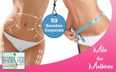 53 Sessões Corporais! Lipocavitação, Crioterapia e Mais