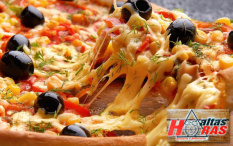 Pizza Tamanho Família: 03 opções de recheios.