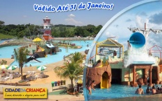Pacote Família no Parque Aquático da Cidade da Criança