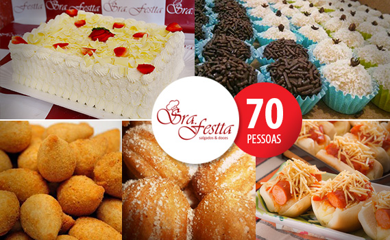 Festa Completa para 70 pessoas