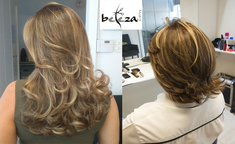 Corte + Escova no Salão Beleza.com