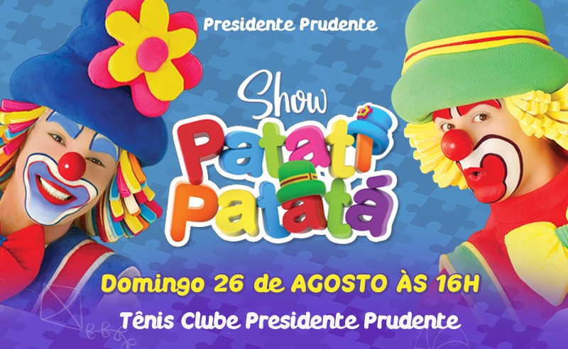 Ingresso para Show do Patati Patatá