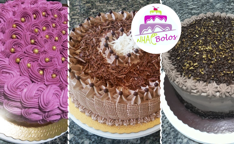 1 Bolo de 2 kg Decorado. 4 opções de recheio