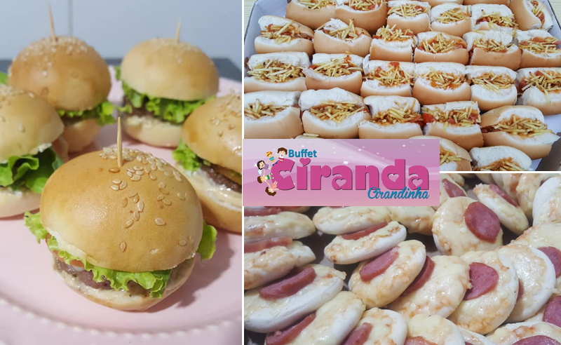 Kit  40 Mini Lanchinhos