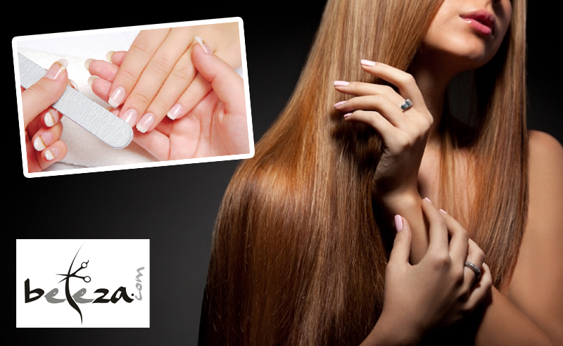 Escova Progressiva + manicure no Salão Beleza.com