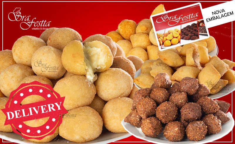 Salgadinhos TOP da Sra. Festta por Apenas R$ 37,99